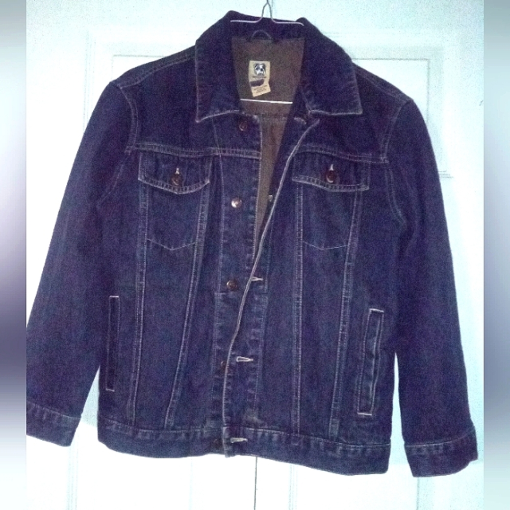 Boys Genuine Class Club Size 10 Denim Button Down Jacket